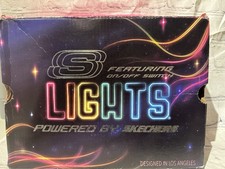 Girl's Skechers Light Up Sneakers size 2/5 Lights Twisty Brights-Dazzle Flash
