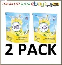 2 PACK - 16 Crystal Light Lemonade Mix Powdered Drink Mix (Total 32 Packets)