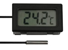 LCD Digital Thermometer Kabell&auml;nge: 1m 2m 3m 5m 7m 10m Digitalthermometer
