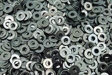 (3000) #10 SAE Machine Screw Flat Washers - Zinc 10-32 10-24