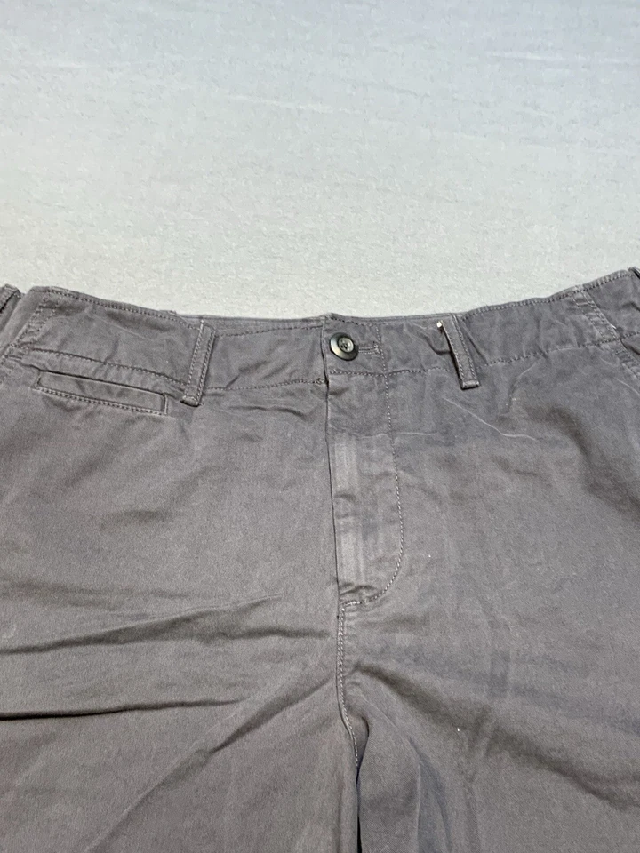 Gap Khakis Pantalones Cortos Casuales Adulto 10 Mujer’s Gris Algodón Spandex Foto 2 de 4