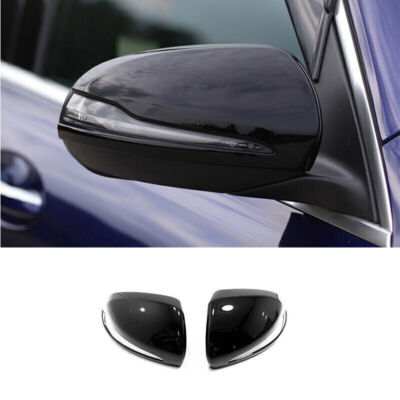 ABS Gloss Black Cover Trim Rear View Side Door Mirror For Benz GLB 2020 2020-23