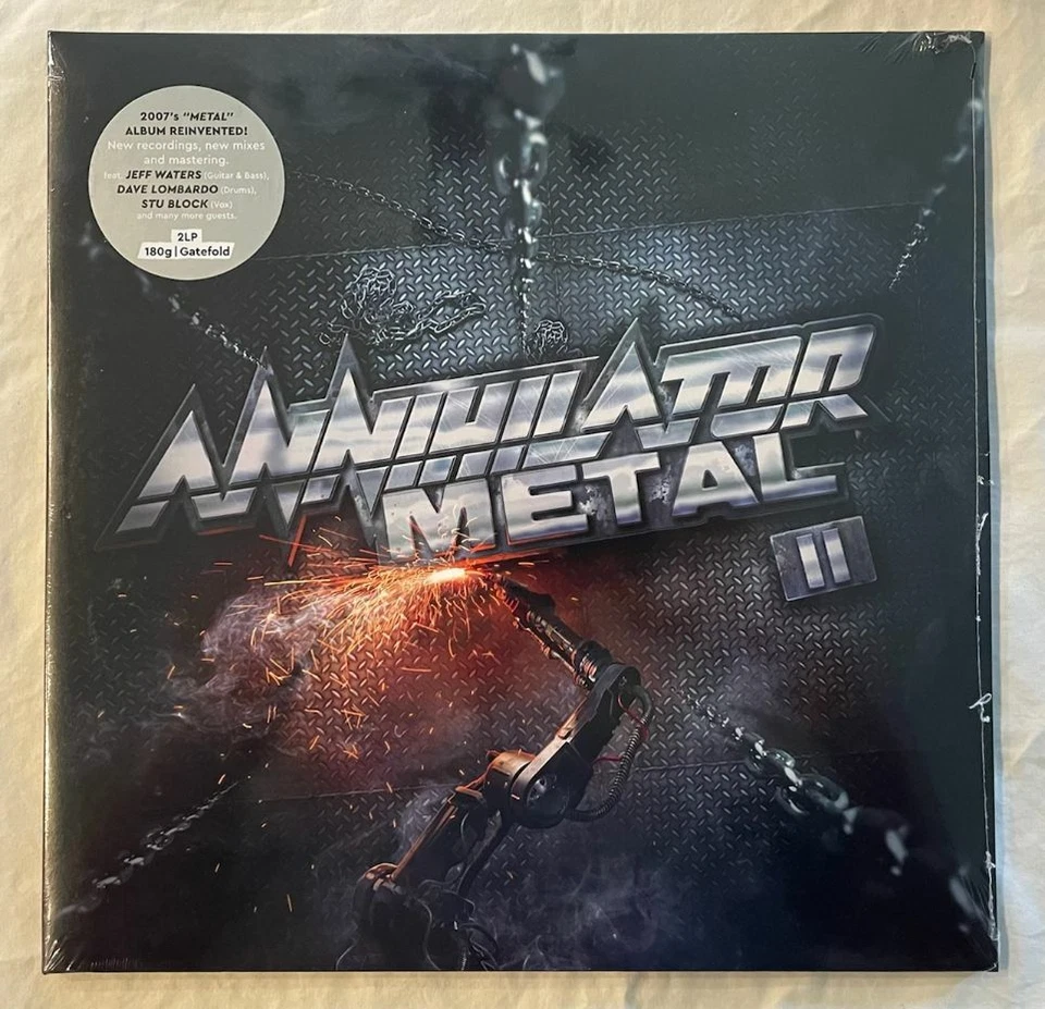 Annihilator - Metal II (NEW 2-LP) Card signed by Jeff Waters / Slayer-Iced Earth - Image 2 of 3