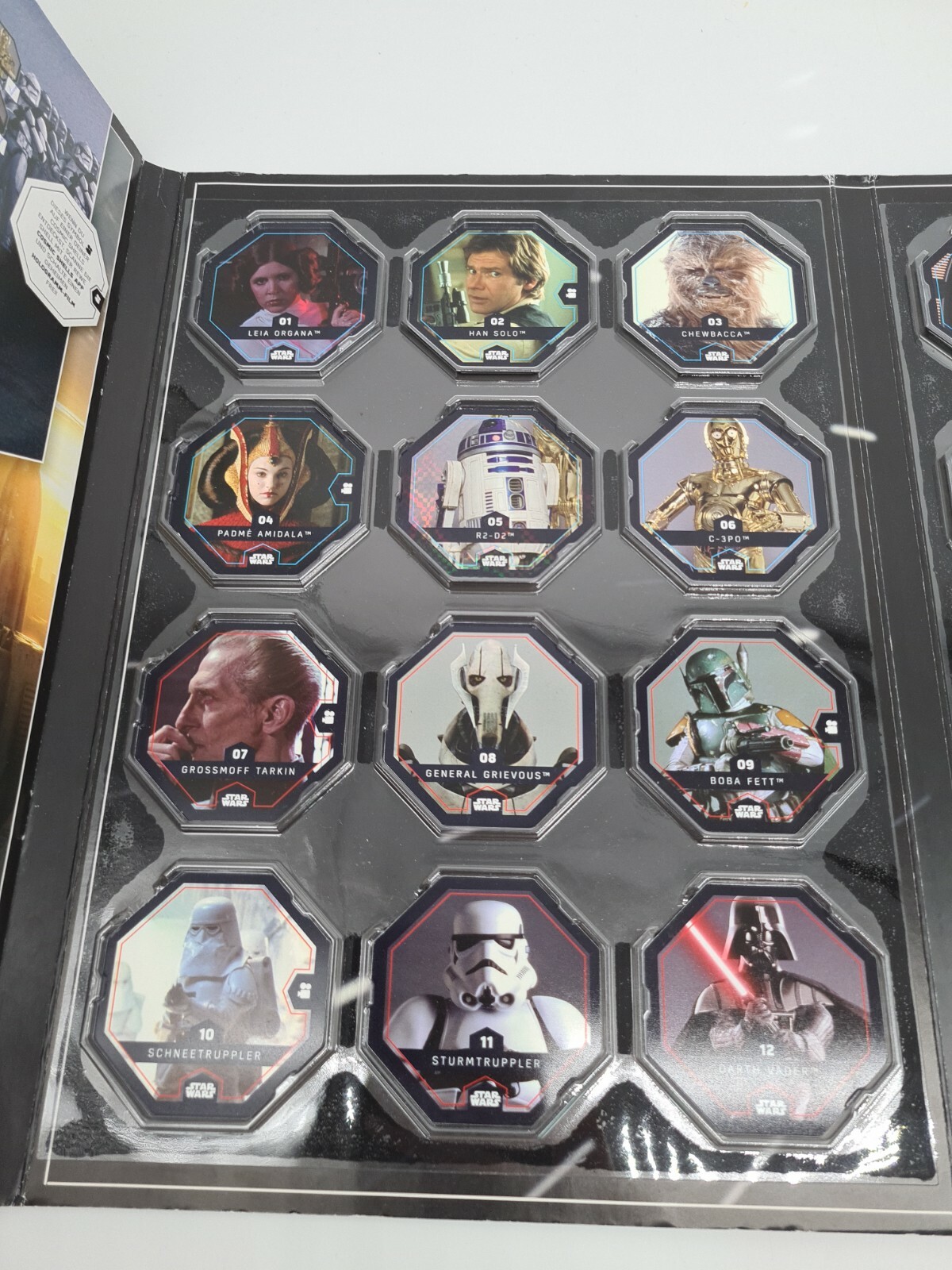 Star Wars Karten Wert Liste Serie 3 REWE Star Wars Sammelalbum 2015 Karten komplett Vollständig Lucasfilm