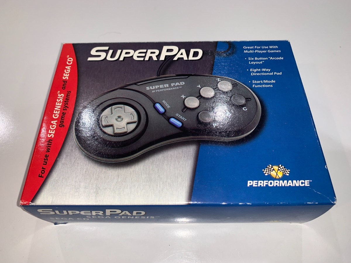 SuperPad Controller for Sega Genesis & Sega CD by