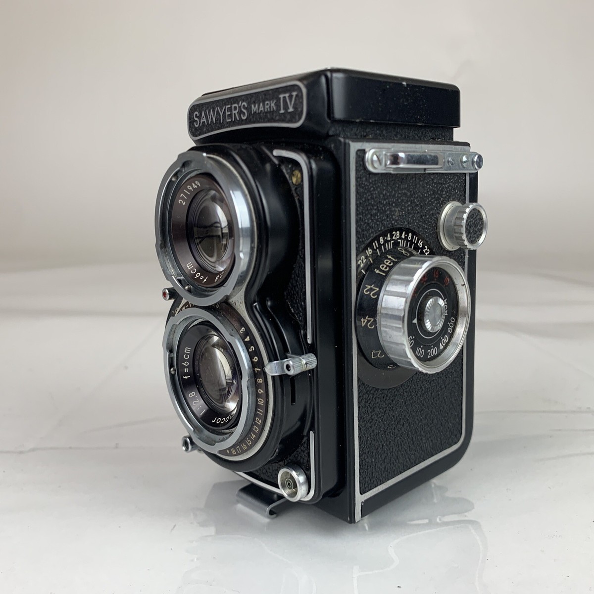 Vintage Sawyer's Mark IV 127 Camera w/ Topcor 6cm f/2.8 TLR Vintage Sawyer's Mark IV 127 Camera w/ Topcor 6cm f/2.8 TLR