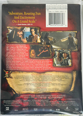 Pirates of the Caribbean (CurseBlack Pearl) (DVD) (New Sealed +