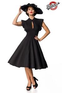 Premium Vintage Kleid Schwarz Elegantes Kleid Knielang 50er Jahre Stil Gr 3xl Ebay