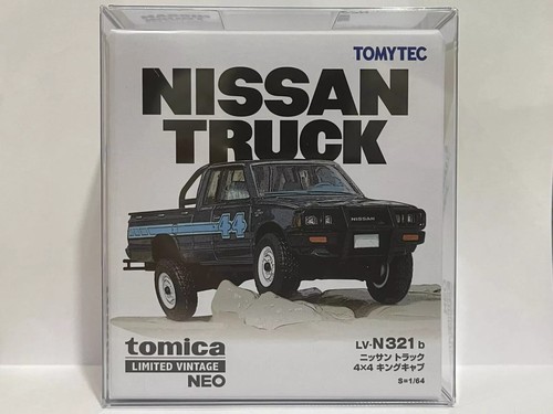 FEB 2025 LV-N321b Datsun Truck 4WD King Cab AD BLUE 4X4 PICKUP TOMICA TOMY 1/64 - Picture 5 of 10