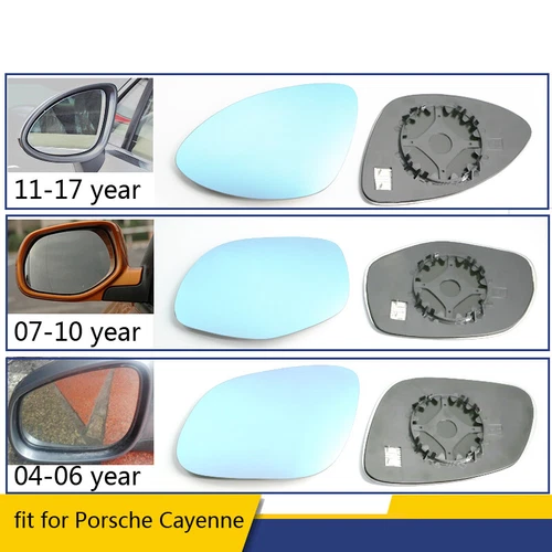 Exterior Mirror Glass Dimming Mirror Convex Mirror Heated for Porsche Cayenne