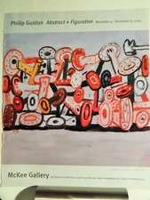 PHILIP GUSTON  ART PIECE VTG ORIG  2005 ADVERTISEMENT