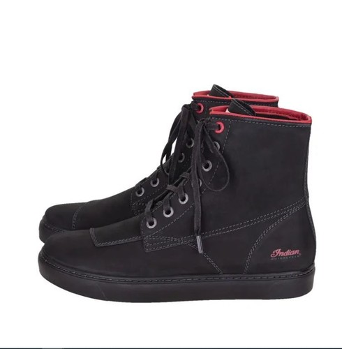 Indian Motorcycle Men's Leather Bryant Sneaker Black 2860667 - Bild 2 von 9
