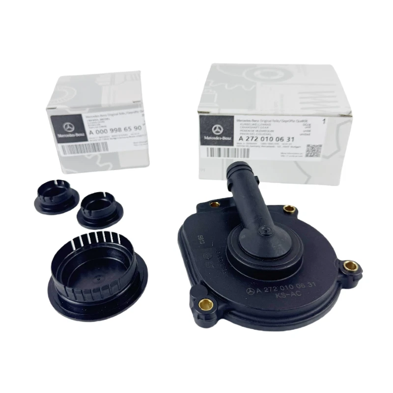 Engine Oil Separator Kit Cover w/Seal & Camshaft Cap Set For Mercedes - Изображение 2 из 4