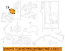 FORD OEM 13-23 Bronco Engine Engine Parts-Throttle Body Gasket 1X4Z9E936AA