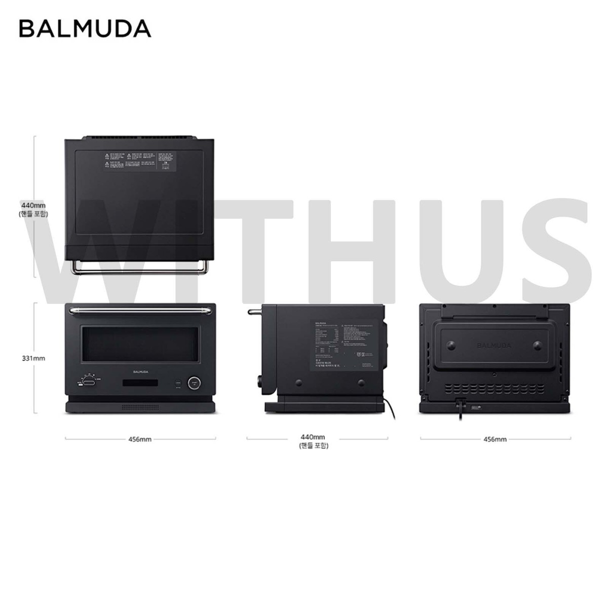 BALMUDA The Range （Black） BALMUDA(バルミューダ) BALMUDA The Range Oven Range Black