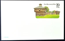 1993 US Sc. #UX169 mint postal card, 19 cent, sharp corners, excellent shape