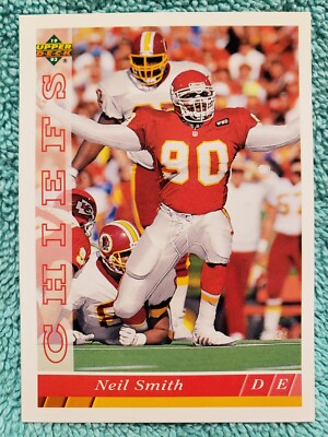 1993 UPPER DECK NEIL SMITH #450 KANSAS CITY CHIEFS 