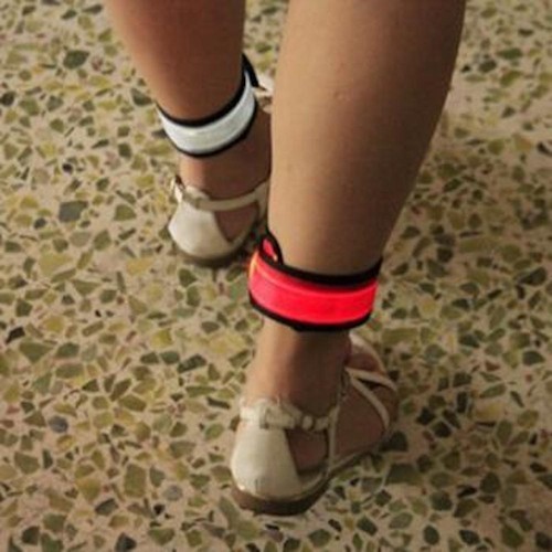 LED SLAP Bracelet Band Night Light Safety for Ankle Arm Running Walking Bike Jog - Picture 7 of 28