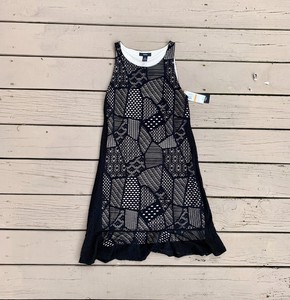 macy's black lace cocktail dress