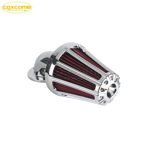 Chrome Air Filter Cleaner Intake Kit For Harley Touring FLH 00-07 Dyna FXDC FXDL - Picture 4 of 10
