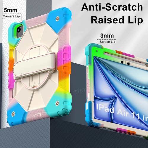 Shockproof Stand Case Cover For iPad 10.9 10th Pro 11 13 2024 10.2" 8 7 6 Air 6 - Picture 108 of 118