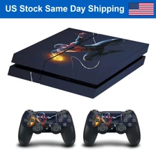Vinyl Skin Cover Decal Sticker for Sony PS4 Playstation 4 Console + 2 Controller