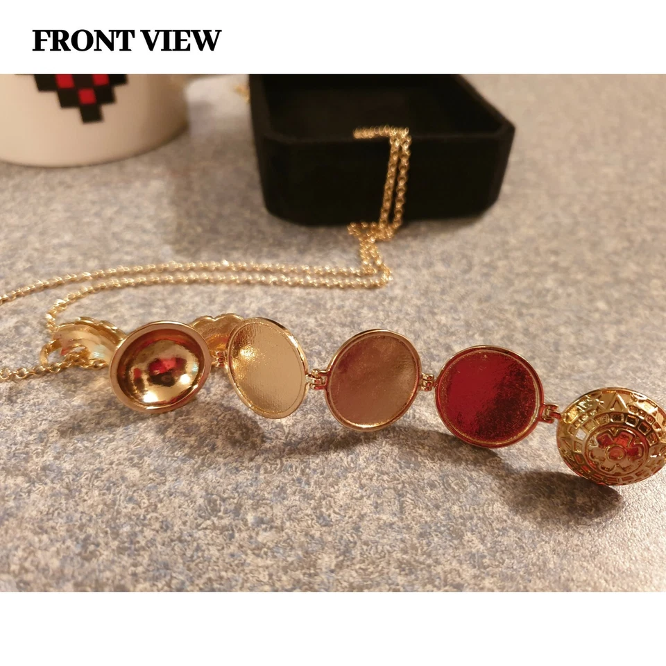 Foto Personalizada Ala de Ángel Bola Expandible 3 Medallón Multicapa Regalo de Cumpleaños para ella Foto 4 de 4