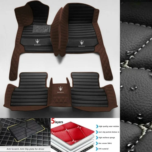 For Maserati Ghibli Gran Turismo Levante Quattroporte Car Floor Mats Waterproof - Imagen 10 de 35