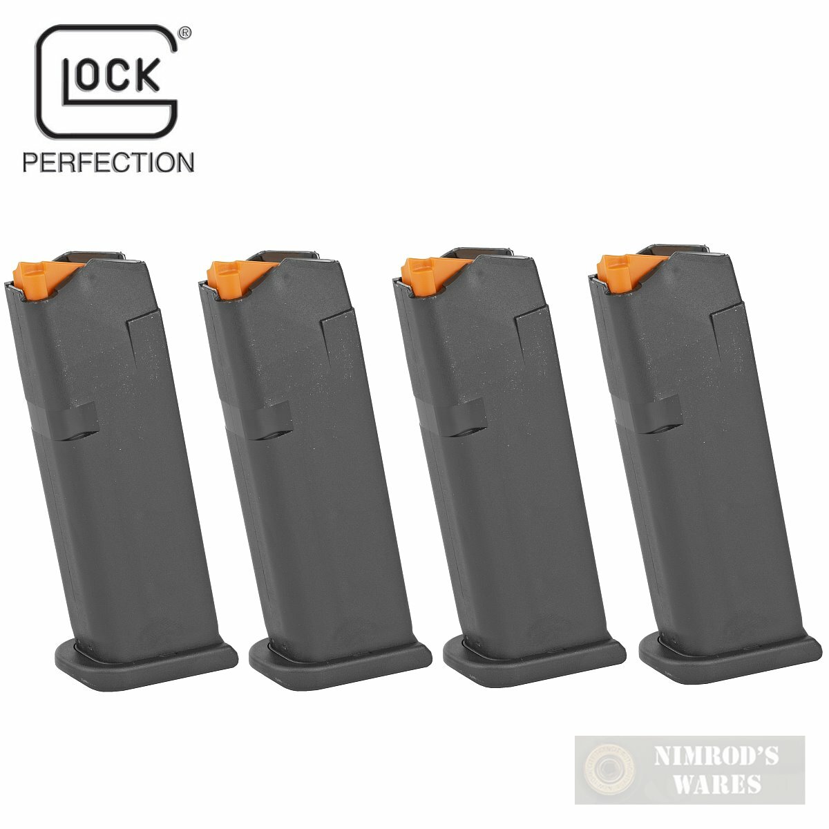 FOUR GLOCK 43X 48 G43X G48 9mm 10-Round MAGAZINES 47818 FAST SHIP