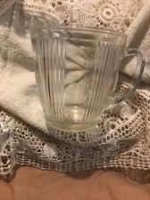 Vintage Ecko clear ribbed pitcher