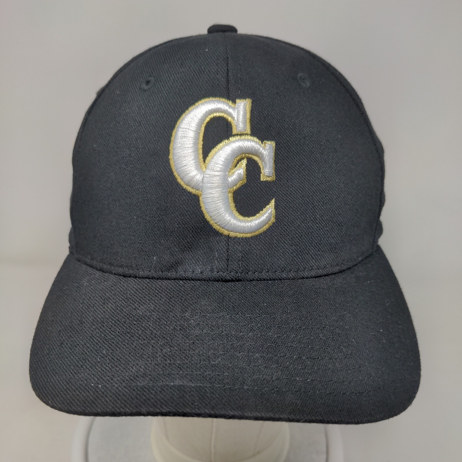 CC Fitted Hat Black Small-Medium Embroidered Rich… - image 2