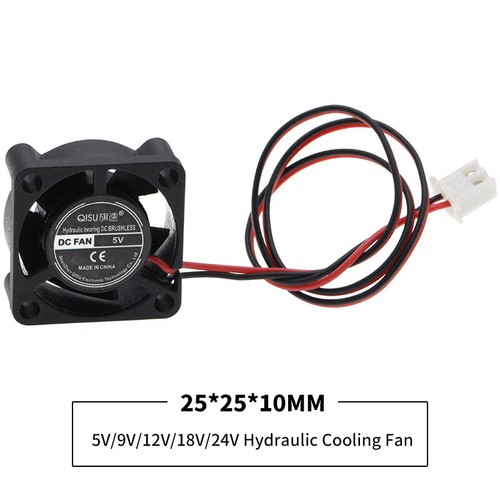 Cooling Fan 25x25mm 30x30mm DC 5V 12V 18V 24V Cooler For Pinter Parts Projector - Photo 4/24