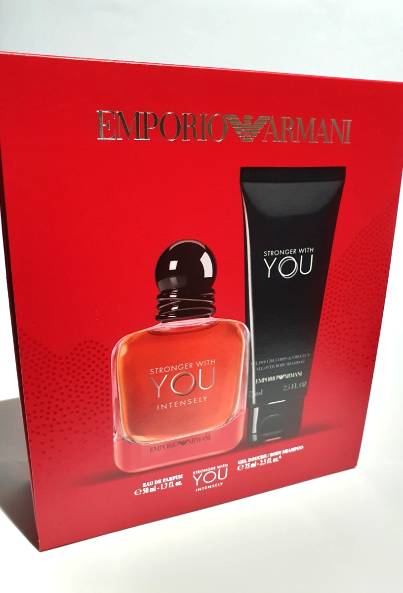 Emporio Armani Stronger With You Intensely Gift Set EDP 50ml+75ml