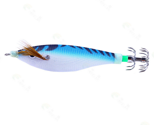 8 Stück Glow Garnelen Köder Tintenfisch Jig Oktopus Angelhaken Tackle Barschköder 10cm/9,6g - Bild 5 von 13