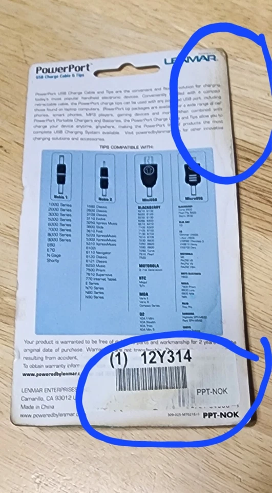 Cable de carga y puntas USB LENMAR PowerPort - PPT-NOK Foto 2 de 4