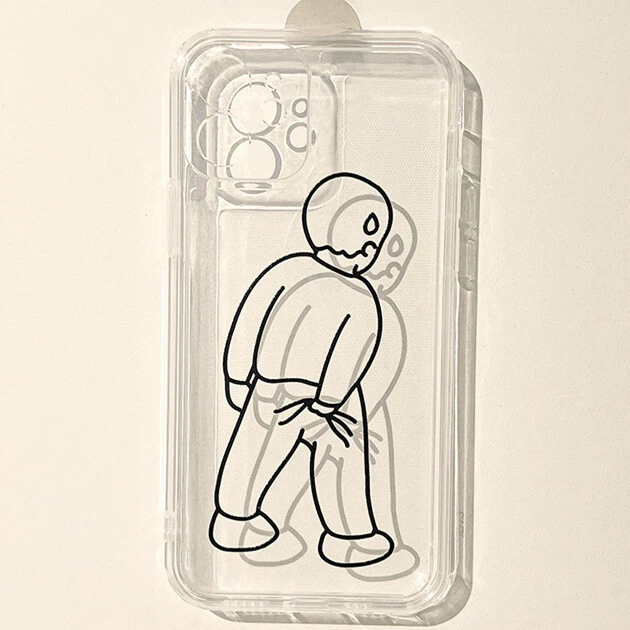 Funda Divertida Prank Boy para iPhone 16 15 14 13 12 11 Pro Max Plus Mini XR XS SE 8 7 Foto 2 de 3