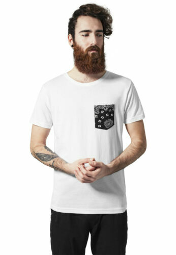 Urban Classics STRIPE - T-shirt print - black/white/zwart Urban Classics STRIPE - T-shirt print - black/white/zwart
