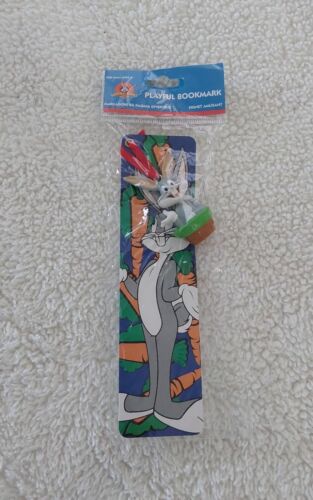Vintage 1998 Looney Tunes Bugs Bunny Playful Bookmark Multicolor Books  - Picture 1 of 5