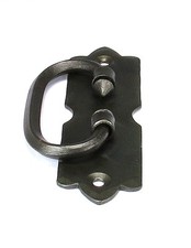 Tirante De Anillo De Hierro Forjado A Mano | Manija Para Muebles De Estilo Granja Y Cocina Rústica | Herrería Artesanal