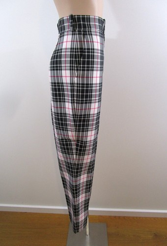 Scanlan Theodore Size AU/UK12 Plaid Tailored High Waisted Slim Fit Trousers 2021 - Picture 3 of 7