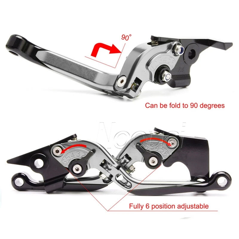 Palancas de freno de embrague extensibles ajustables para SUZUKI GSX1300R HAYABUSA GSX 1300R Foto 4 de 4