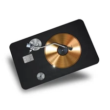 Vinyl Player Credit Card Skin/Credit Card Sticker- Vinyl Play Card Skin/Sticker