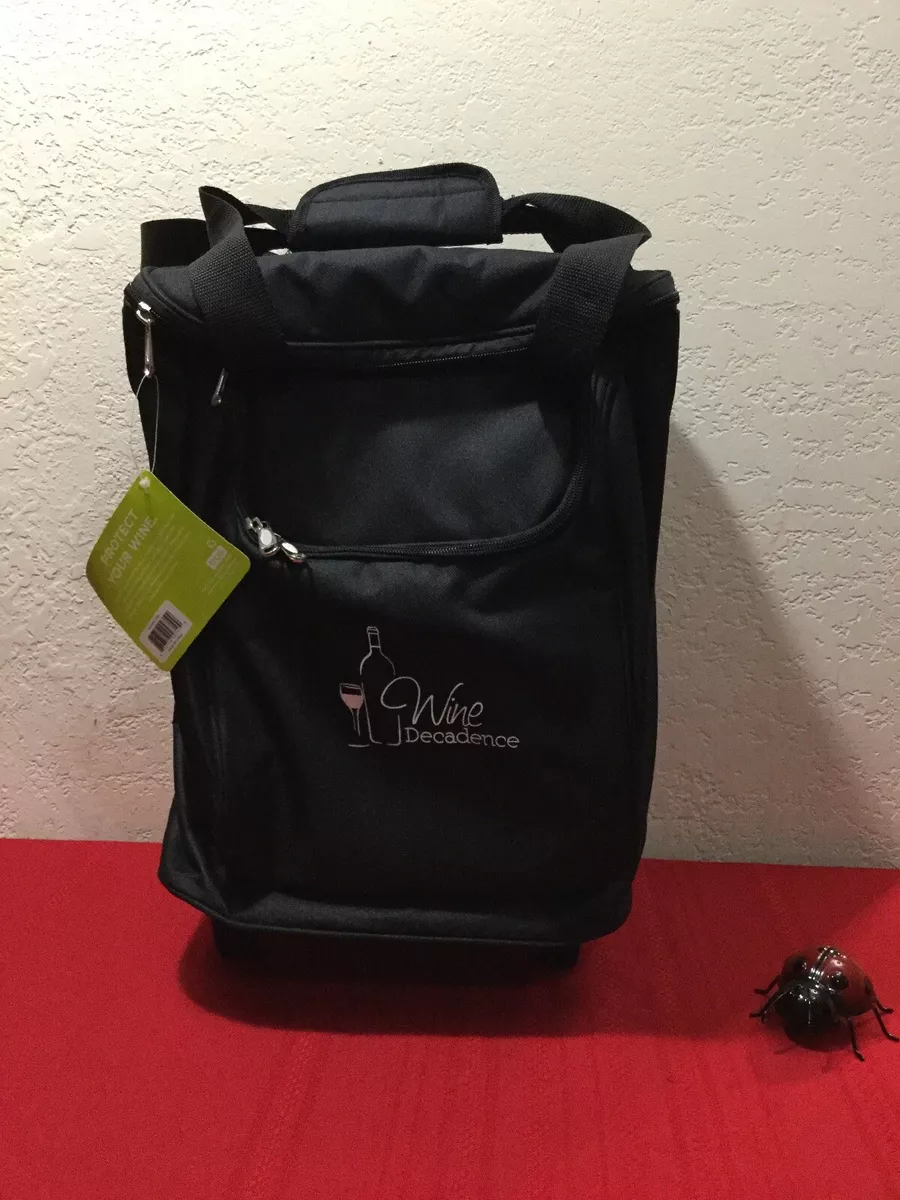 True Journey 6 Bottle Wine Bag Wine Carrier Wine Luggage Wine Suitcase