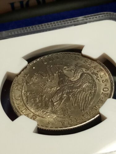 1918 Lincoln Commemorative Silver Half Dollar MS-64 Nicely Toned - Picture 10 of 14