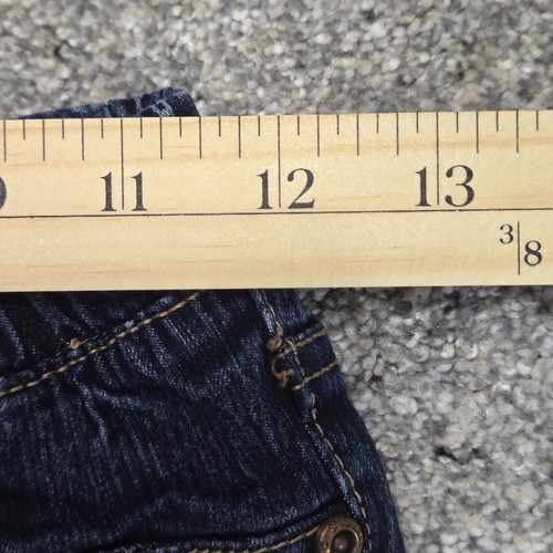 Basic Edition Girls Jean Jeggings Pull on Stretch Waist Dark Wash X-Large 14-16 - Picture 13 of 13