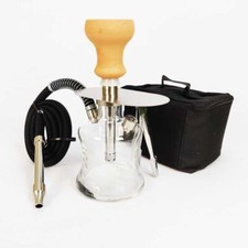 Portable Glass Mini Oduman Hookah - WITH BAG! Shisha Set Arab Complete