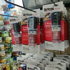36 packs DEVCON 20845 CLEAR 5 MINUTE EPOXY GLUE ADHESIVE RAPID CURING 1500PSI