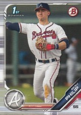 Lot of (100) 2019 Bowman Draft BEAU PHILIP 1st Rookie Card #BD-128 Braves