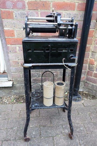 Thomas Edison "The Ediphone" Wax Cylinder Dictating Machine c1917 Original Stand