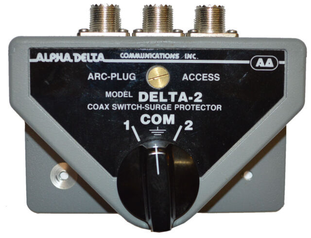 Alpha Delta DELTA-2B 2-Position SO-239 500Mhz Coaxial Switch for
